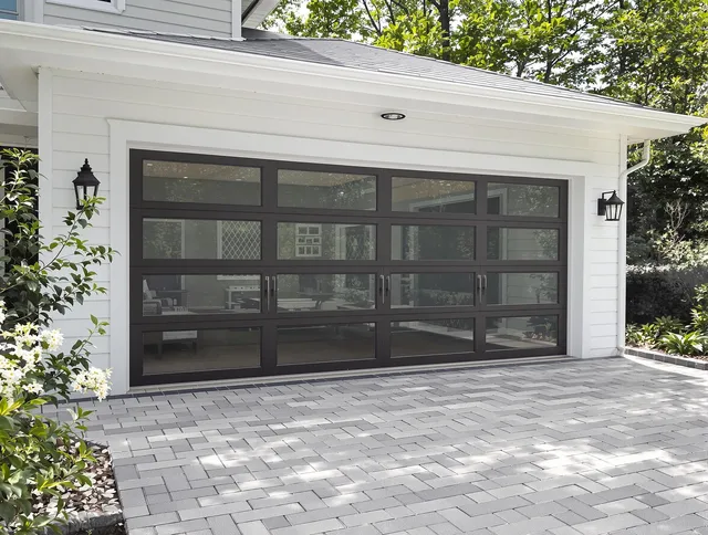 Redlands Garage Door Repair design specialist presenting custom garage door options to Redlands homeowner